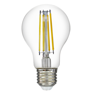 LED filament лампа крушка A60, 10W, E27, 4000K, 220-240V AC, неутрална светлина