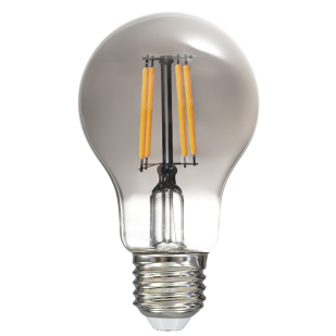 LED filament лампа крушка опушен, A60, 5W, E27, 1800K, 220-240V AC, амбър