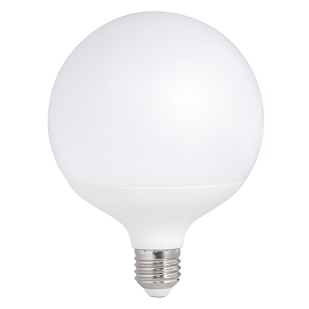LED лампа топка 15W, E27, 3000K, 220-240V AC, топла светлина