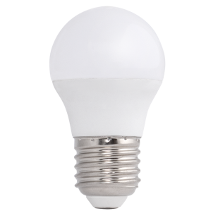 LED лампа топка 5W, E27, 4000K, 220-240V AC, неутрална светлина