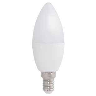 LED лампа конус 7W, E14, 3000K, 220-240V AC, топла светлина