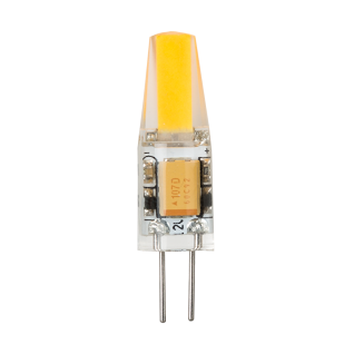 LED лампа 1.5W, G4, 4000K, 12 V DC, неутрална светлина, COB, 1 бр. / блистер