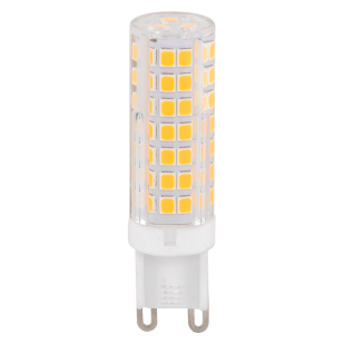 LED лампа димираща 4W, G9, 3000K, 220V-240V AC, топла светлина, SMD2835, 1 бр. / блистер