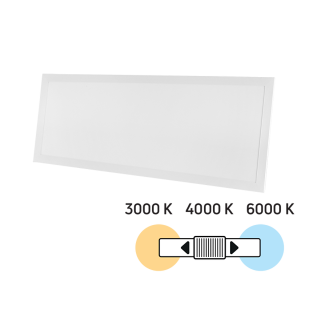 LED панел 1200x300 mm, 40W, 3000K/4000K/6000K, 137 lm/W, 220V-240V AC, IP44