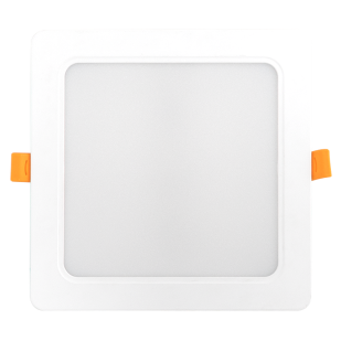 LED панел за вграждане, квадрат, 18W, 4000K, 220-240V AC, неутрална светлина