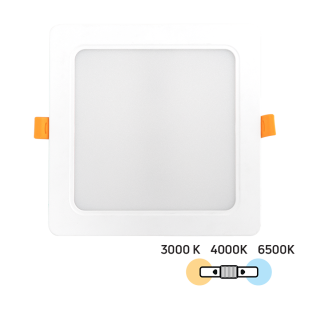 LED панел за вграждане, квадрат 18W, 3000K/4000K/6500K, 220-240V AC, IP54