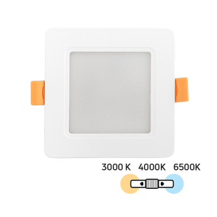 LED панел за вграждане, квадрат 5W, 3000K/4000K/6500K, 220-240V AC, IP54