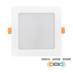 LED панел за вграждане, квадрат 12W, 3000K/4000K/6500K, 220-240V AC, IP54