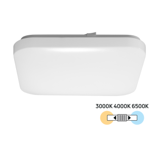 LED Slim CCT плафониера 24W, 3000K/4000K/6500K