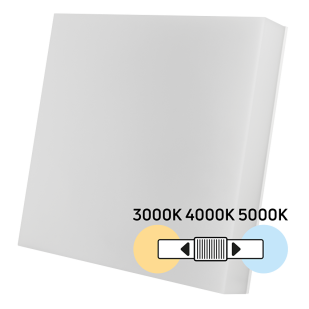 LED плафониера 18W/24W/30W, CCT 3000K/4000K/5000K, IK08, IP54