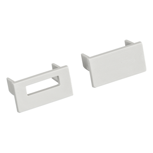 Set of end caps for aluminium profile APG334 - 2 pcs.