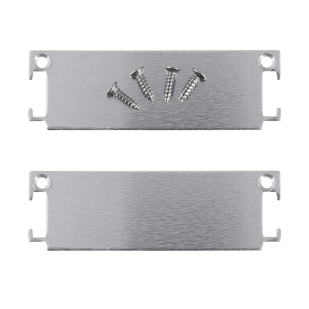 Set of end caps for aluminium profile APG335 - 2 pcs.