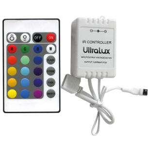 IR controller for RGB LED lighting 12-24 V DC, 3x2A
