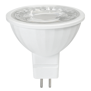 LED лампа луничка 7W, MR16, 2700K, 12V DC, топла светлина