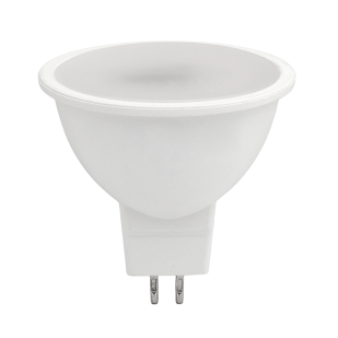 LED лампа луничка 6W, MR16, 3000K, 12V DC, топла светлина