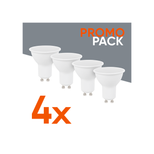 Промо пакет 4бр./кутия LED луничка PAR16 5W, GU10, 4000K, 220-240V AC